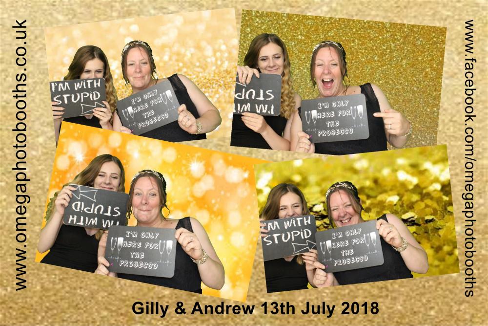 Gilly & Andrew's Wedding | View more photos from the event at gallery.omegaphotobooths.co.uk/u/Omega-Photobooths/Gilly-Andrews-Wedding